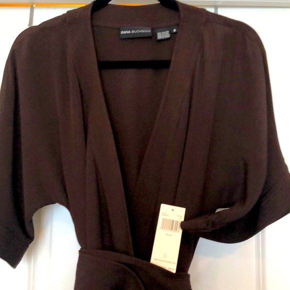 Silk Wrap Dress - Picture 4 of 10